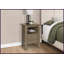 Table basse transitionnelle en stratifié brun pour le salon et amp; Chambre à coucher, grand rangement avec tablette et amp; Armoire-629842542