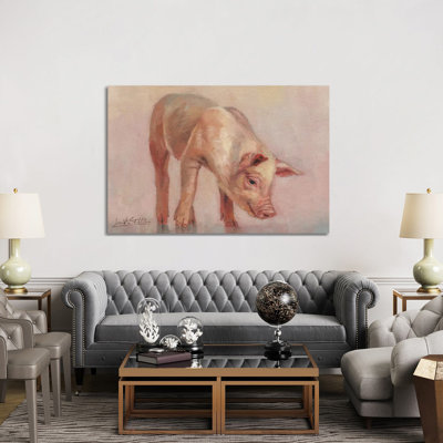 Little Pig by Annette Schmucker - Painting on Canvas