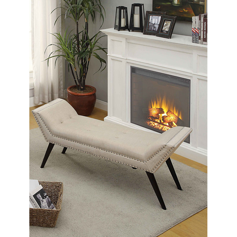 Banc rembourré Cedarvale, Beige