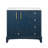 35.6" Bathroom Cabinet, Only Cabinet, Blue
