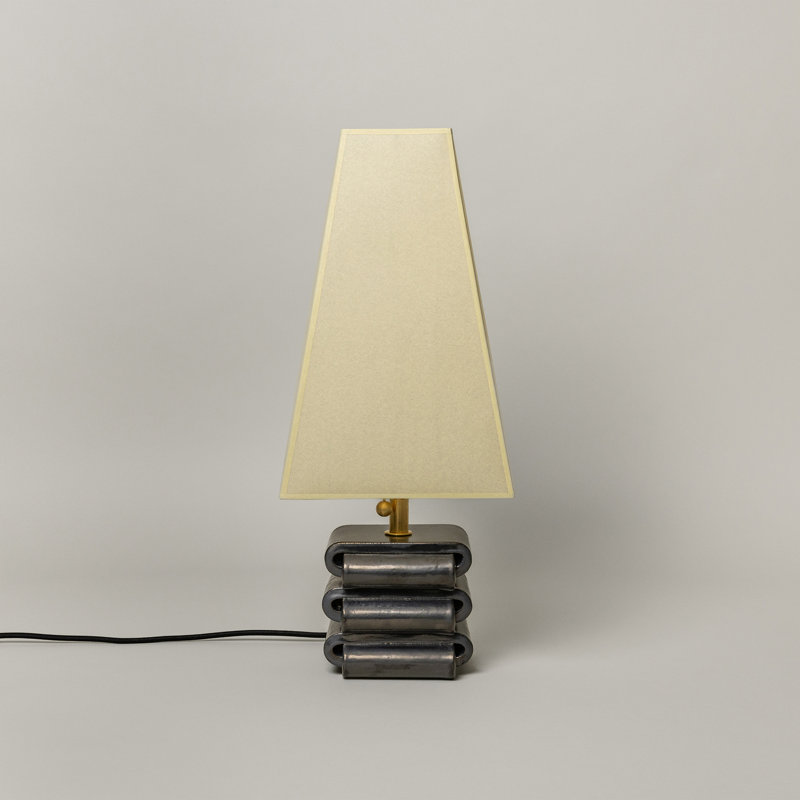 Gio Table Lamp, Graphite, Faint Green