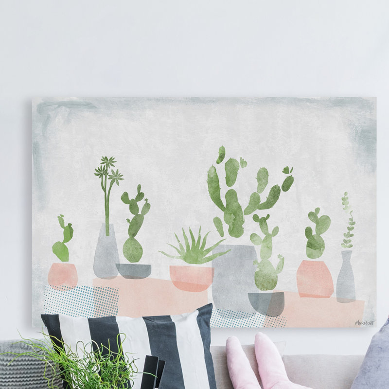 « En pot de beauté »-reproduction d’art sur toile tendue, H 24 po x l 36 po x P 1,5 po