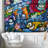 Vibrant Graffi Street Paint Peel & Stick Abstract Border-93868445