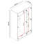 Allington Allington 3 Door Manufactured Wood Wardrobe-97628732