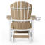 Fauteuil coulissant Benno Adirondack, blanc-130678196