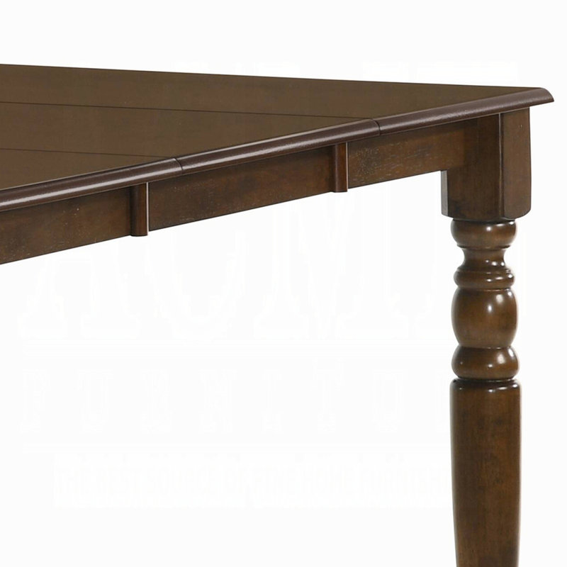 Bey Square Counter Height Table, Walnut/Walnut