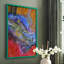 «Vibrant Flow II», reproduction encadrée - bois massif-849556293-849556347