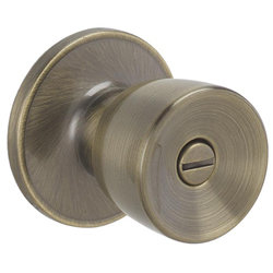 Bouton d'intimité pour la porte, Laiton antique