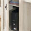 Bureau d'ordinateur, finition grise