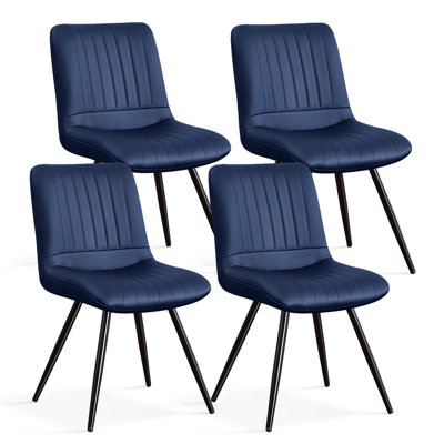 Upholstered Faux Leather Dining Chair