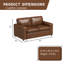 Causeuse en cuir Latitude Run® Caro-430780694