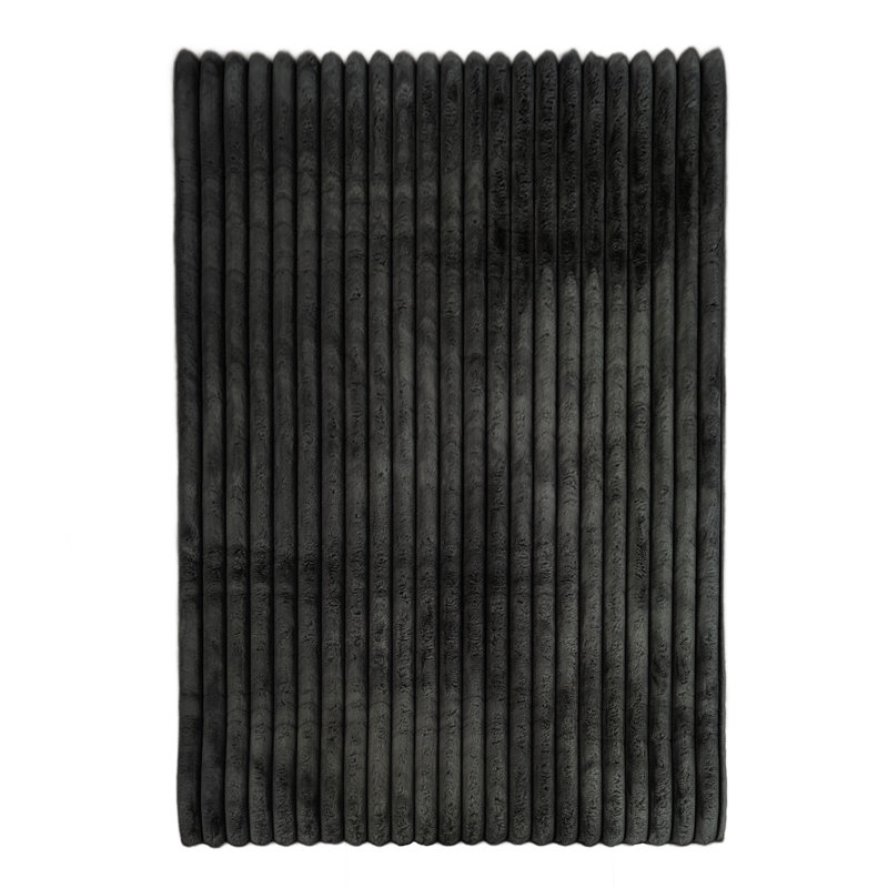 Thick Plush Shag Shaggy Rug Fluffy Soft Luxury Solid Color Carpet For Living Room, Bedroom, Office, Rectangle 5'3" x 7'7"