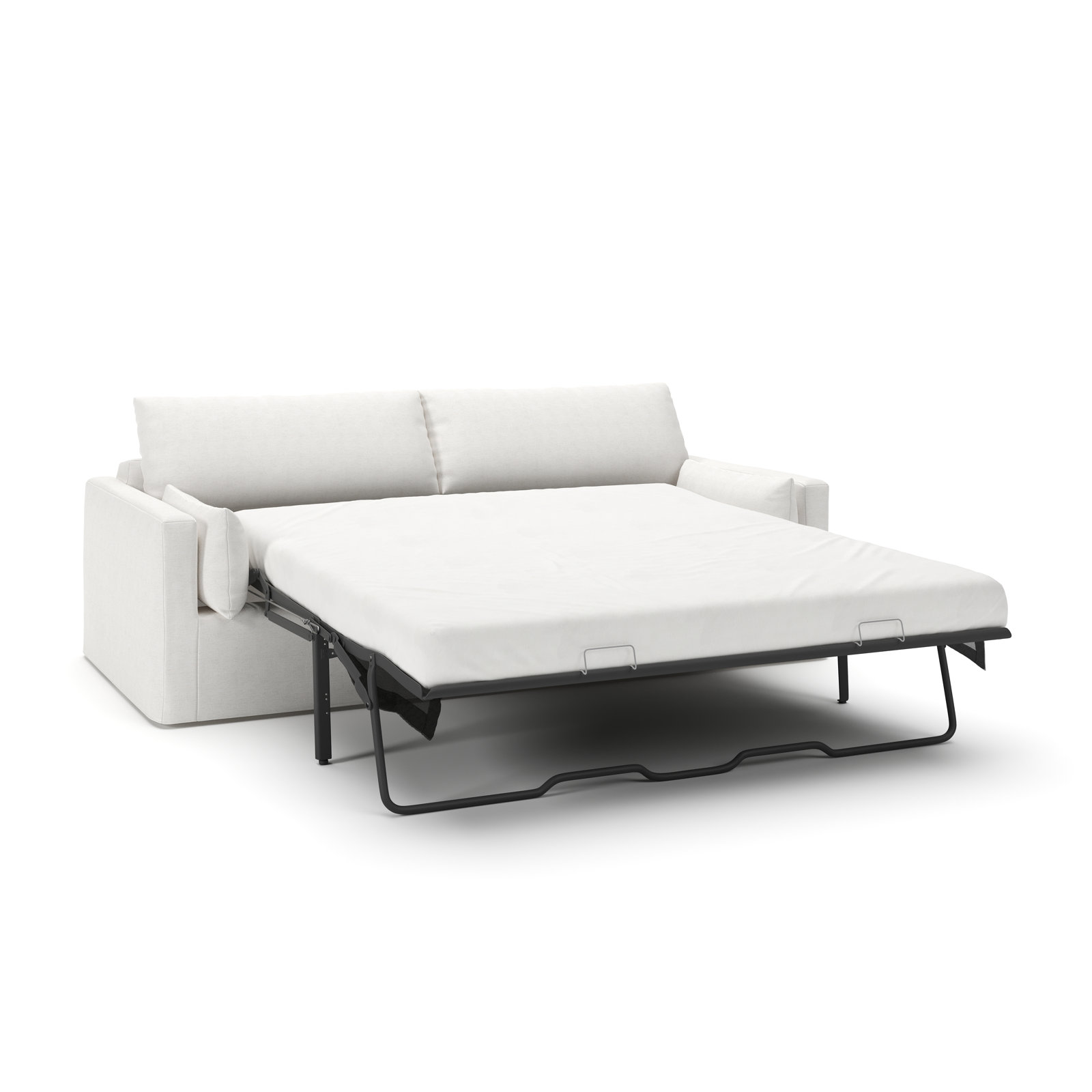 Laguna 96'' Sofa, Nomad Snow Crypton® Chenille