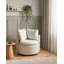 Upholstered Swivel Barrel Chair-495840768