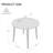 Layce Extendable Round Solid Wood Dining Table-943131754