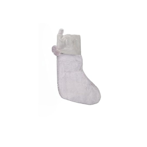 Christmas Stocking with Embroidered Letter 'K'