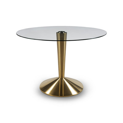 Cappello Round Glass Top Dining Table