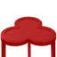 Clover Cigar Table With Reversible Lacquer And Natural Grasscloth Top In Matte Green Lacquer-1630211858