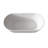 60" x 30" Freestanding Soaking Acrylic Bathtub
