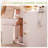 47.2" W Modern Large Vanity Desk With 7 Drawers, 4 Shelves, Led Lighted Mirror & Power Outlets, White-2006808452