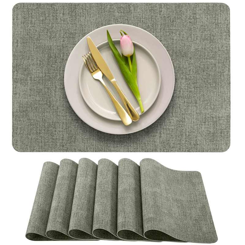 Couleur unie et texturée Erlyne, Gris clair