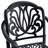 All-Weather Cast Aluminum Dining Furniture Set With Black Frame-2038101087