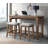 Labruna 60" Sofa Bar Table with 4 Legs, Sandwash