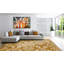 Himalayan Damask Area Rug in Brown