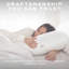 Retreat Snuggledown V Shape Pregnancy Firm Support Side Sleeper Pillow