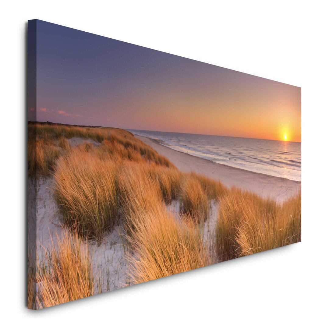 Leinwandbild Dünen am Strand auf einer Insel