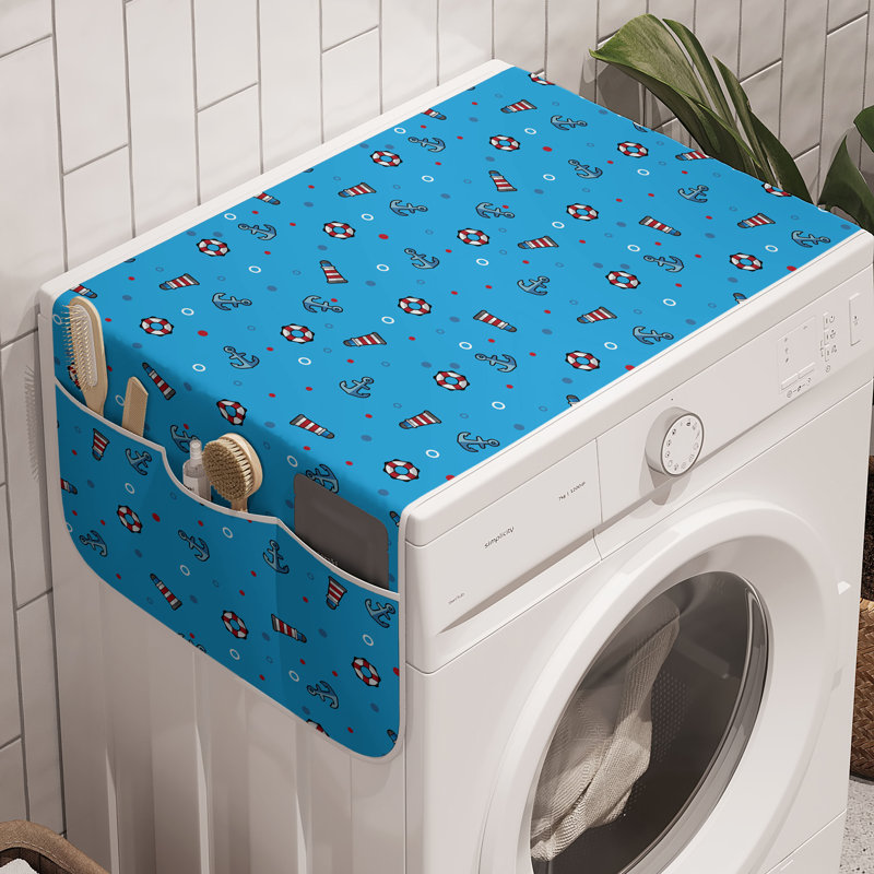 Ensemble de 2 pièces de rangement pour lave-linge East Urban Home