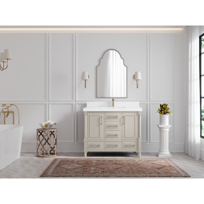 Aberdeen 42'' Single Bathroom Vanity with Top
