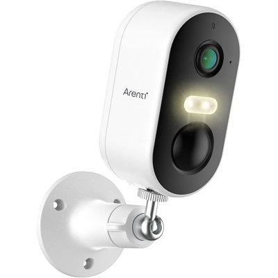 ARENTI 2K Battery Powered Wireless Camera Outdoor For Home Security With PIR Motion Detection, Colour Night Vision, 2-Way Talk, IP65 Weatherproof