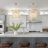 Mandley 4-Light Crystal Pendant Light with Adjustable Height, for Kitchen Island, Dining Room, Hallway-1052919859