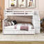 Lit superposé simple sur 3 tiroirs avec tablettes Goldean par Harriet Bee-1448756141