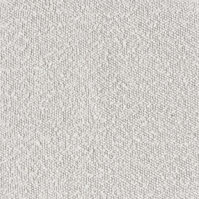 Chaise rembourrée en acrylique Freeman Boucle, Ivoire ivoire