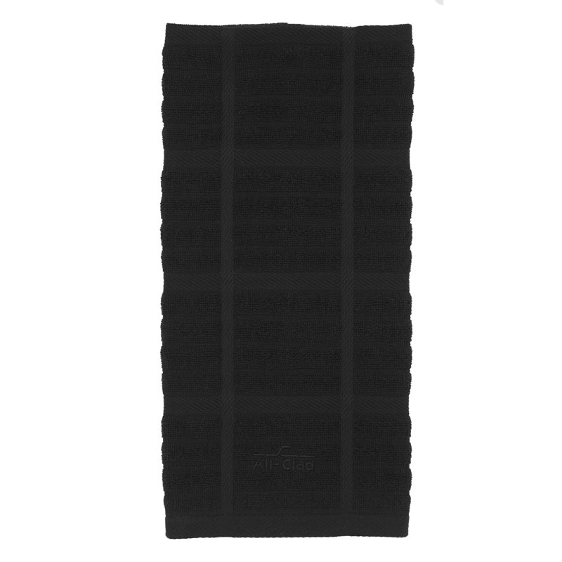 All-Clad Tea Towel Kitchen Towel, Black