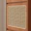 Armoire à chaussures de style moderne, hauteur de 65 po pour l'entrée du couloir, 3 tiroirs et espace de rangement en noyer