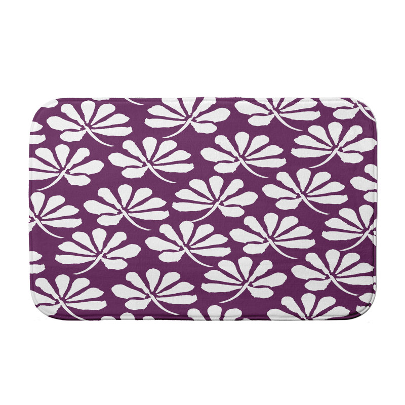 Tapis de bain Luff, l 21 po x L 34 po, Mauve
