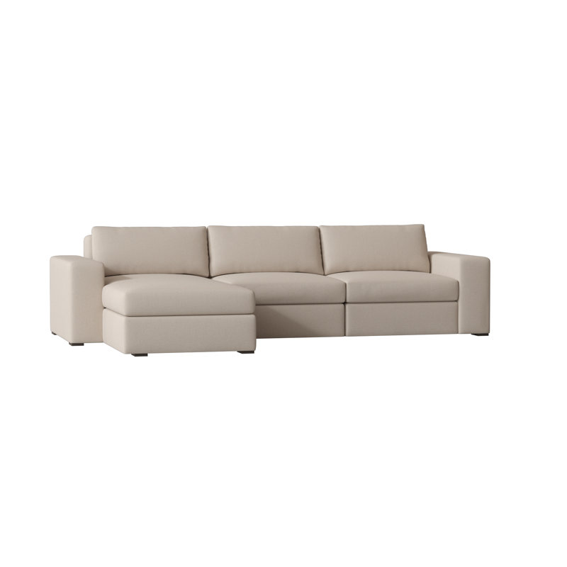 Liam Chaise Sectional, Siena 69, Brown Mahogany, Left Hand Facing