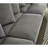 5 Seater Oversized Modular In Grey Corduroy, Convertible L & U Shaped With Methodical High Foam Cushions Sectional Couch Magnetic