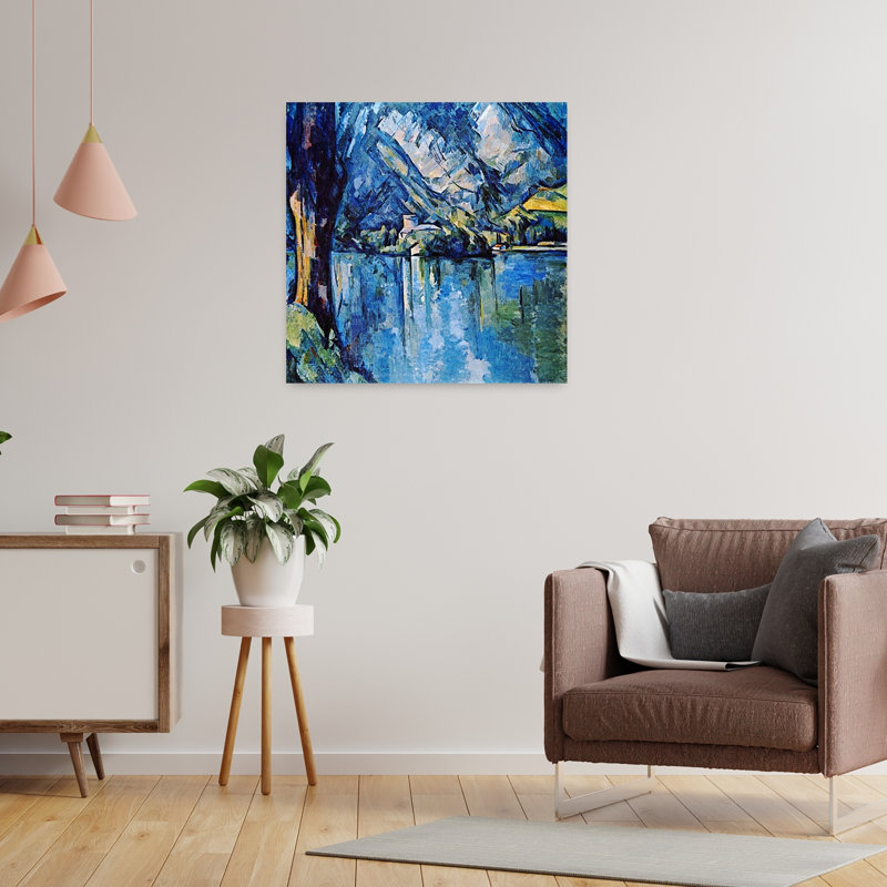 Reproduction d'art mural Le Lac Annécy, 24" H x 24" W