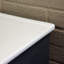 Plateau de meuble-lavabo simple 22,06 po Juliette en blanc avec lavabo-49088663