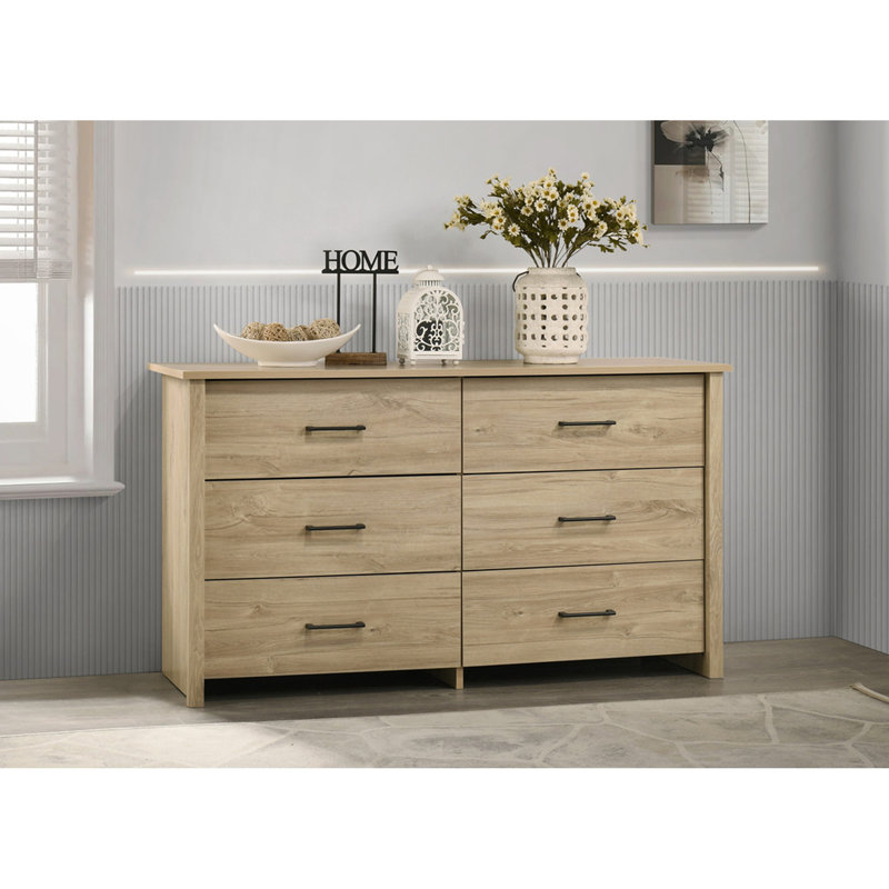 Commode l 6 po avec poignées noires Celeste