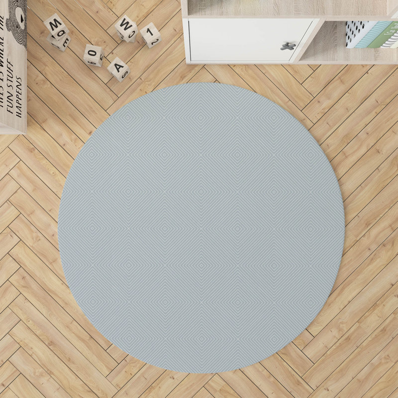 Tapis de jeu Eye Chev Kids, Bleu ardoise / bleu