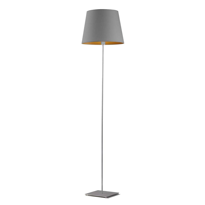 Eadith 162.5cm Traditional Floor Lamp, Grey, Grey