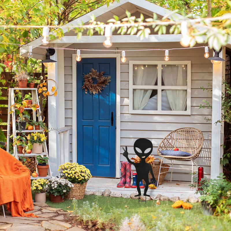 Piquet de jardin d'Halloween 38 po The Holiday Aisle®