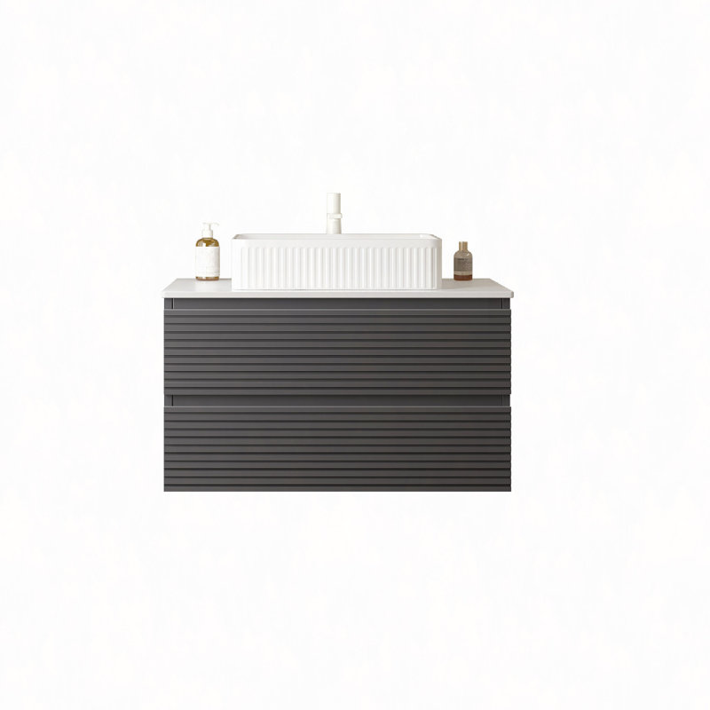 30" Wall Mounted Plywood Cabinet Without Basin, 30"