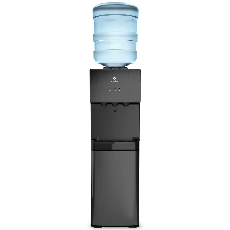 Avalon Black Free Standing Top Loading Electric Water Dispenser