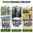 Denarrius Adirondack Outdoor Side Table ,HDPE Patio Table with Easy Maintenance and Weather resistance-1978008802